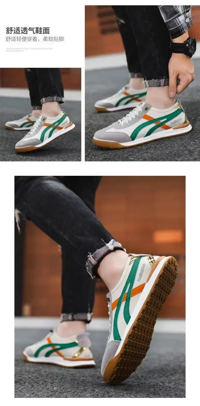 Men's New Korean Retro Running Shoes Detail