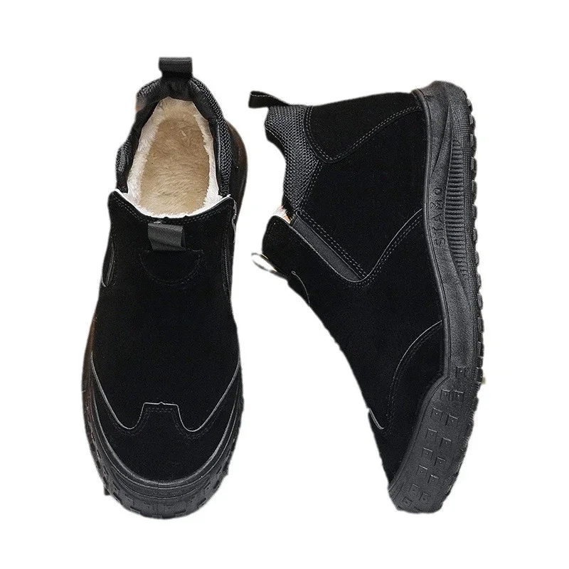 Men's Winter Lined Platform Snow Boots