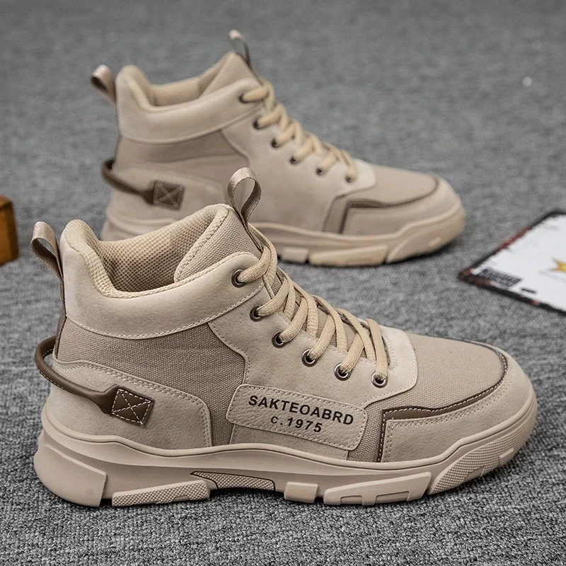 Men's Mid-Heel British Work Boots 2025