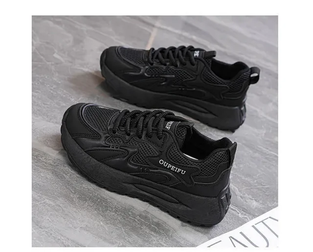 Women's Breathable Mesh Chunky Sneakers Detail