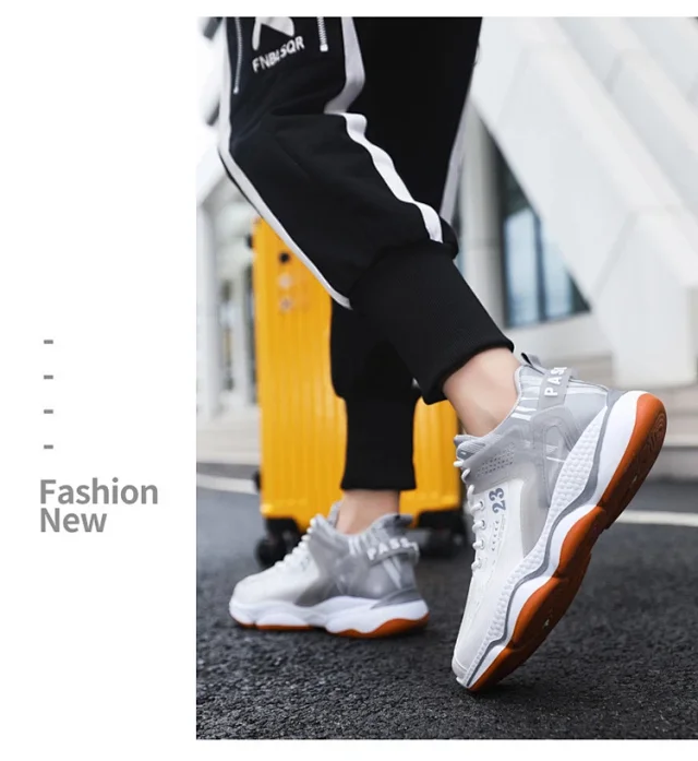 Men's Chunky Lightweight Trendy Dad Sneakers Detail