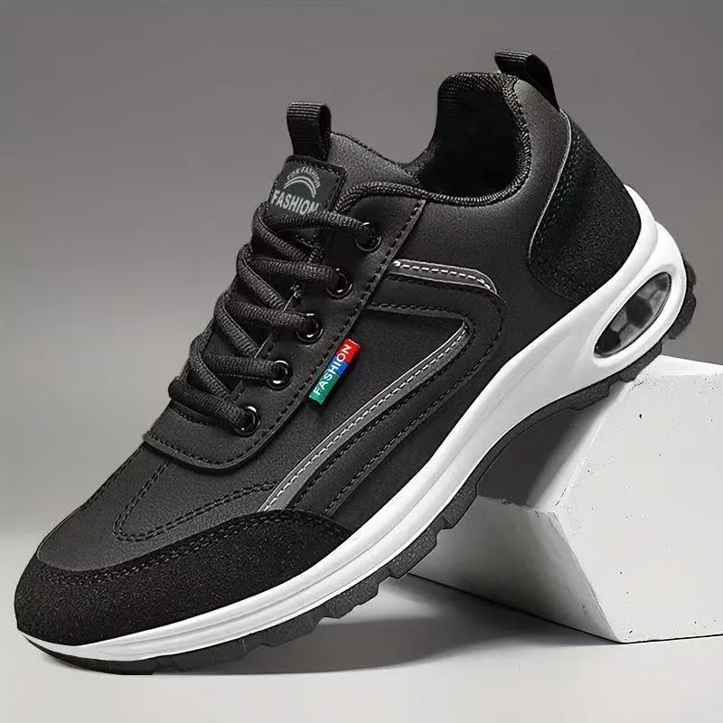 Leather Two-Tone Unisex Trainers 2025 Big Size