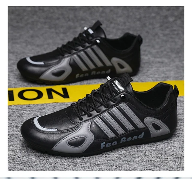 2025 Spring Leather Breathable Comfort Casual Sneakers Detail