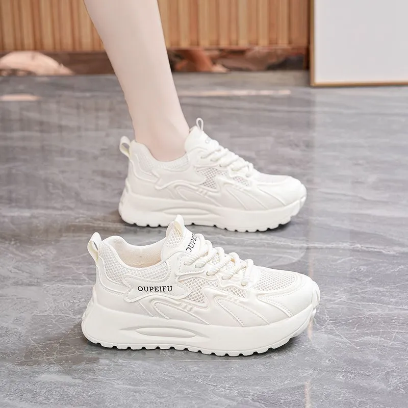 Women's Breathable Mesh Chunky Sneakers