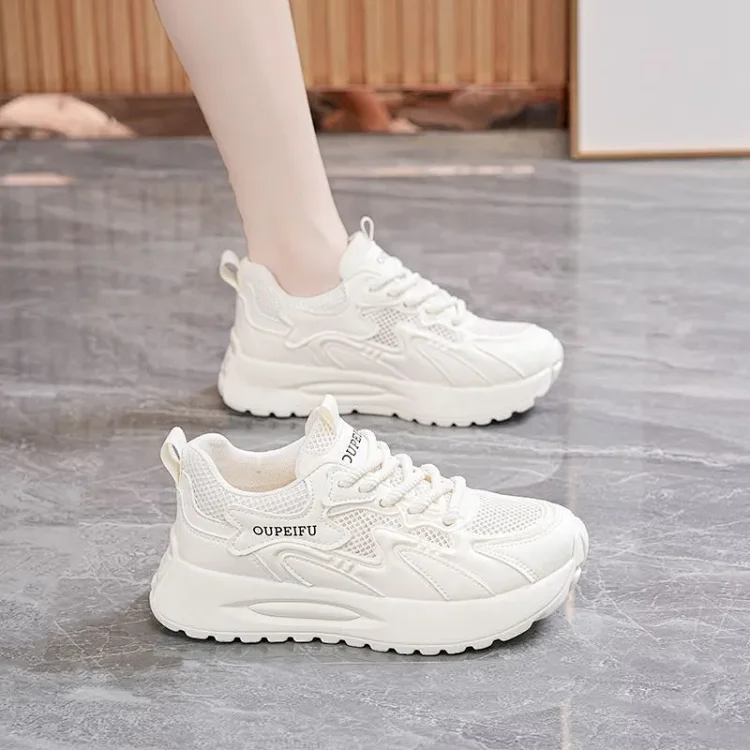 Women's Breathable Mesh Chunky Sneakers