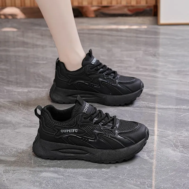 Women's Breathable Mesh Chunky Sneakers