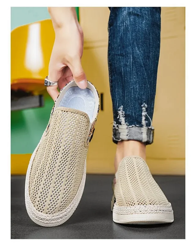 Men's Perf Slip-On Designer Sneakers Detail