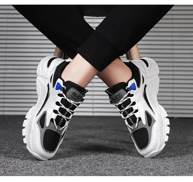2025 Men's Korean Chunky Running Shoes Detail