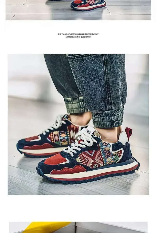 Men's Trendy Platform Sneakers 2025 Detail