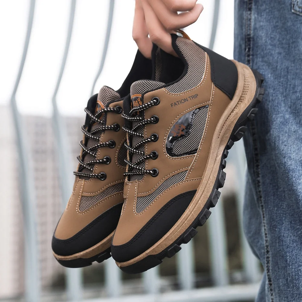Men's Winter Fleece-Lined Hiking Sneakers