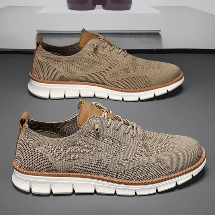 Men's Flyknit Breathable Running Sneakers