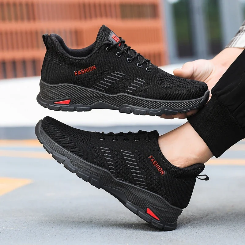 Men's Flyknit Breathable Running Shoes 2025