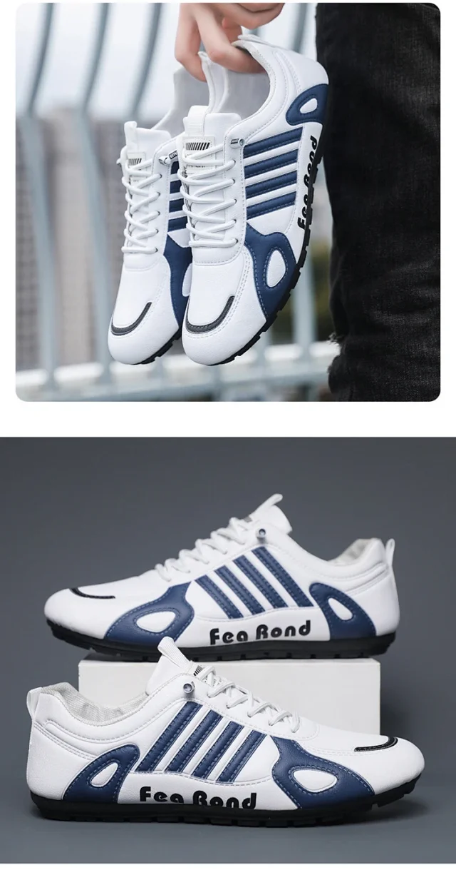 2025 Spring Leather Breathable Comfort Casual Sneakers Detail