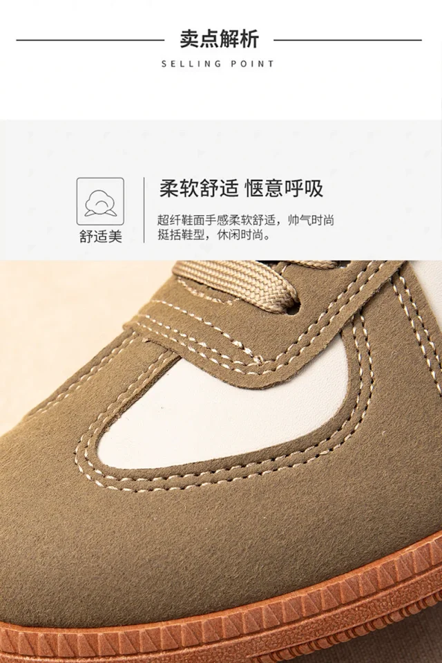 Men's Retro British Training Sneakers Detail