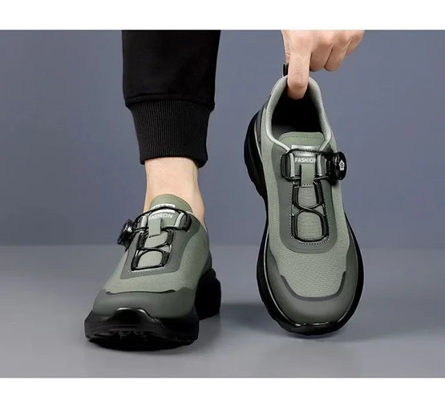 Men's Side Rotating Buckle Trail Shoes Detail