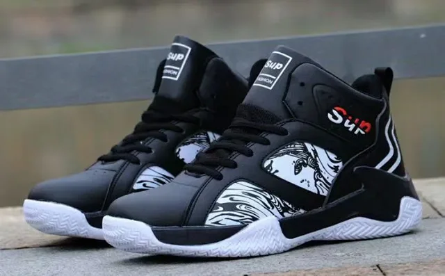 Men's Basketball Shoes 2025 Flyknit High-Top Casual Men Detail