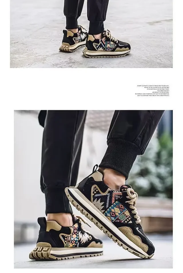 Men's Trendy Platform Sneakers 2025 Detail