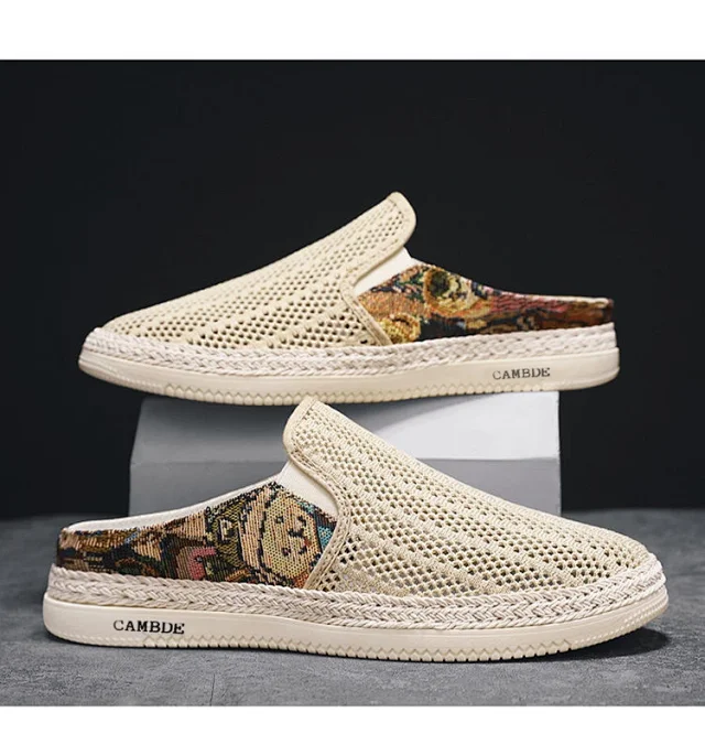 Men's Perf Slip-On Designer Sneakers Detail