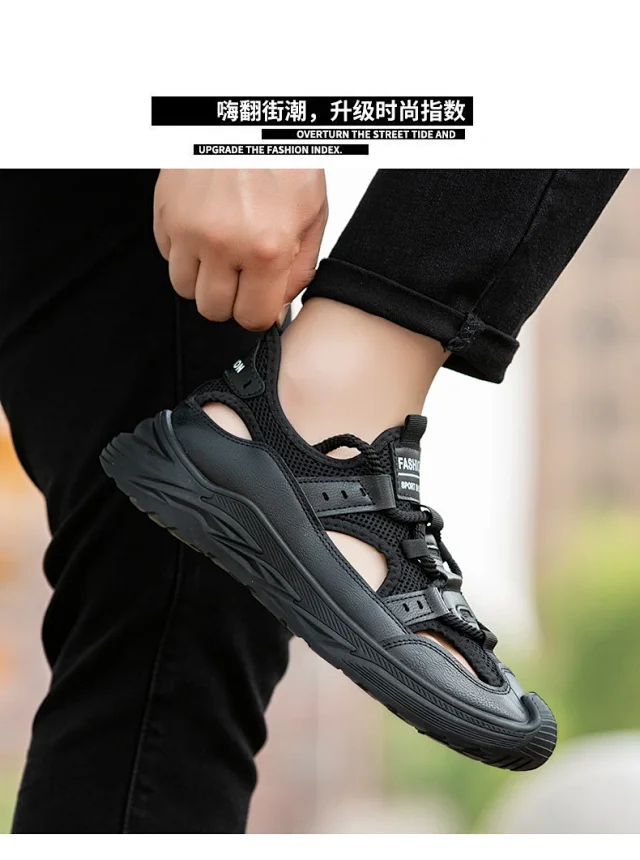 Men's Summer Beach Sandals Breathable Waterproof Detail