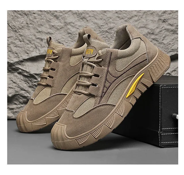 Men's Breathable Outdoor Work Sneakers Detail