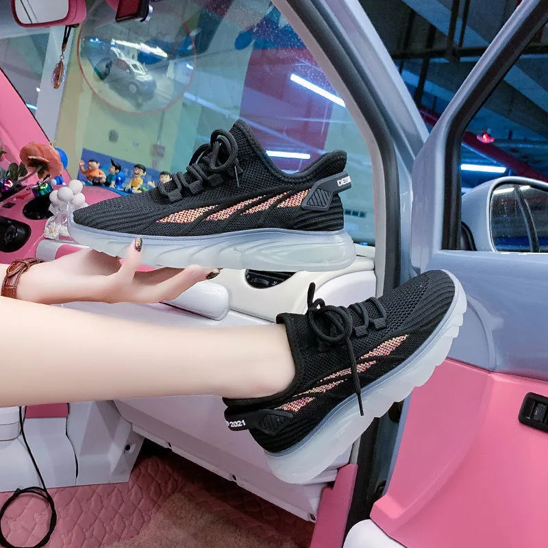 Women's Breathable Flyknit Running Shoes