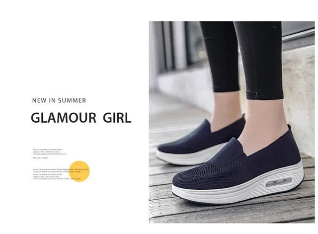 Women's Mesh Yeezy-Inspired Jelly Sole Casual Sneakers Detail