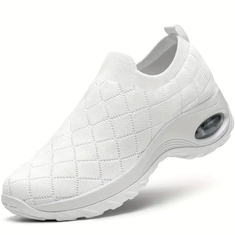 Women's Airsoled Slip-On Knit Sock Sneakers