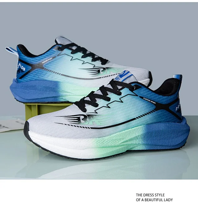 2025 Carbon-Plate Couple Sneakers - Trendy Style Detail