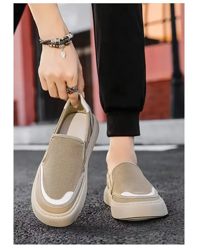 Men's 2025 Summer Mesh Slip-On Driving Shoes Detail