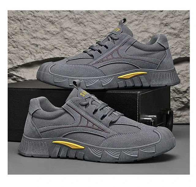 Men's Breathable Outdoor Work Sneakers Detail