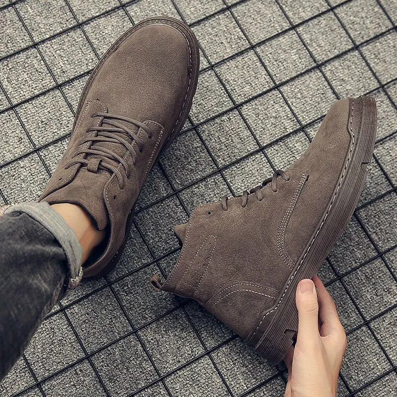 Men's British High-top Insulated Martin Boots