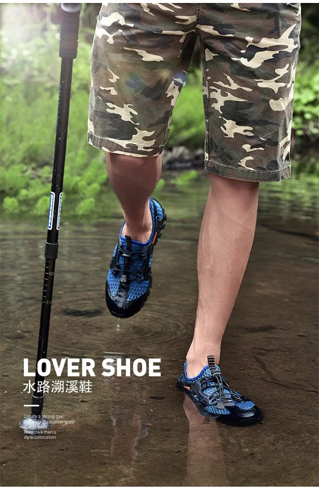 Men's Mesh Water Shoes Outdoor 2025 Detail