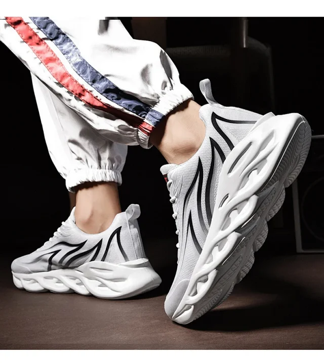 Men's Trendy Korean Blade Running Shoes Detail