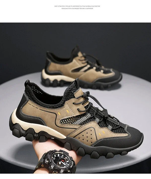 Men's Stitched Outdoor Web Shoes Summer 2025 Detail