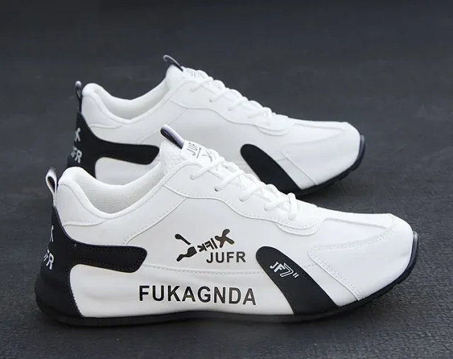 Waterproof Men's Hiking Leather Sneakers Detail