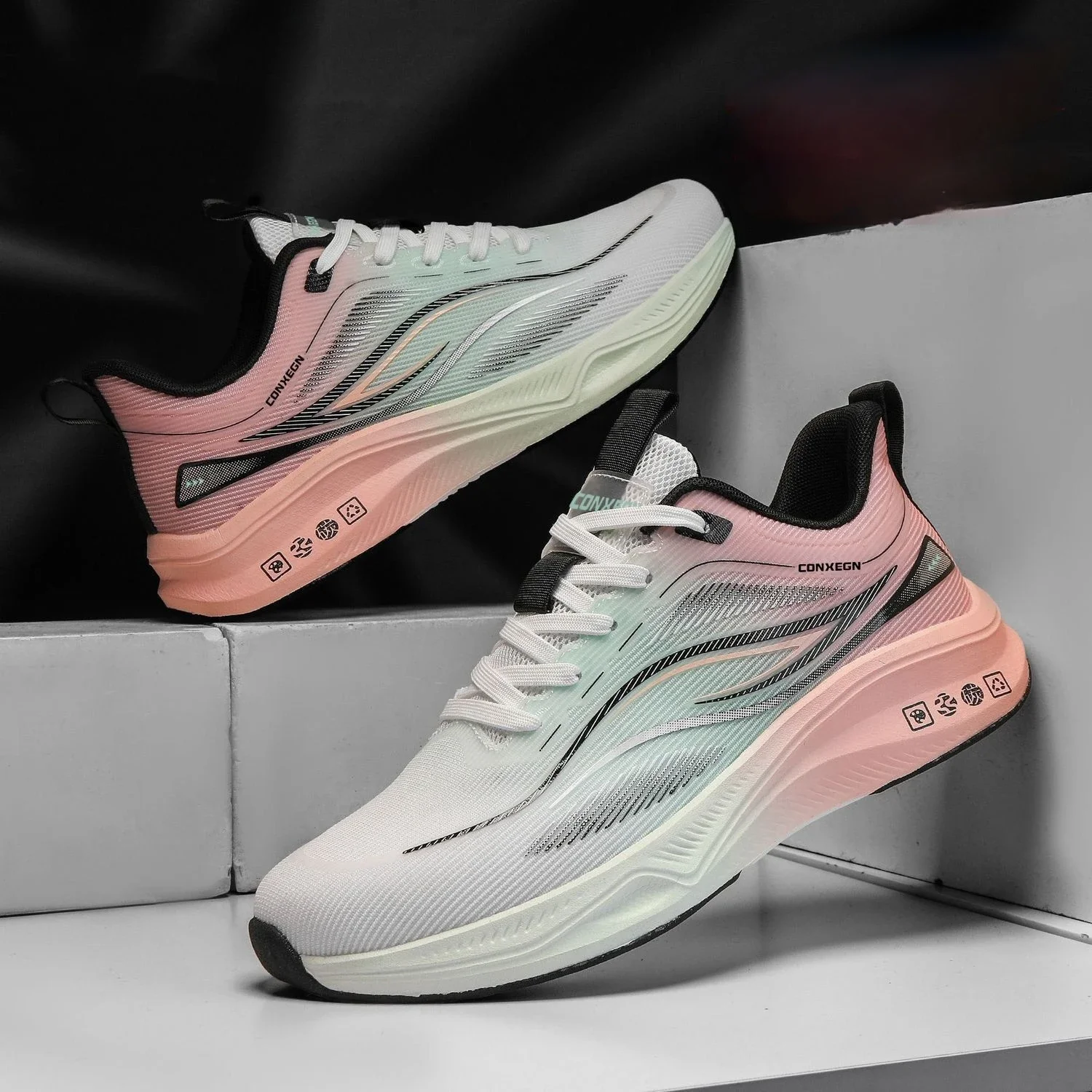 Men's Guochao Breathable Running Sneakers