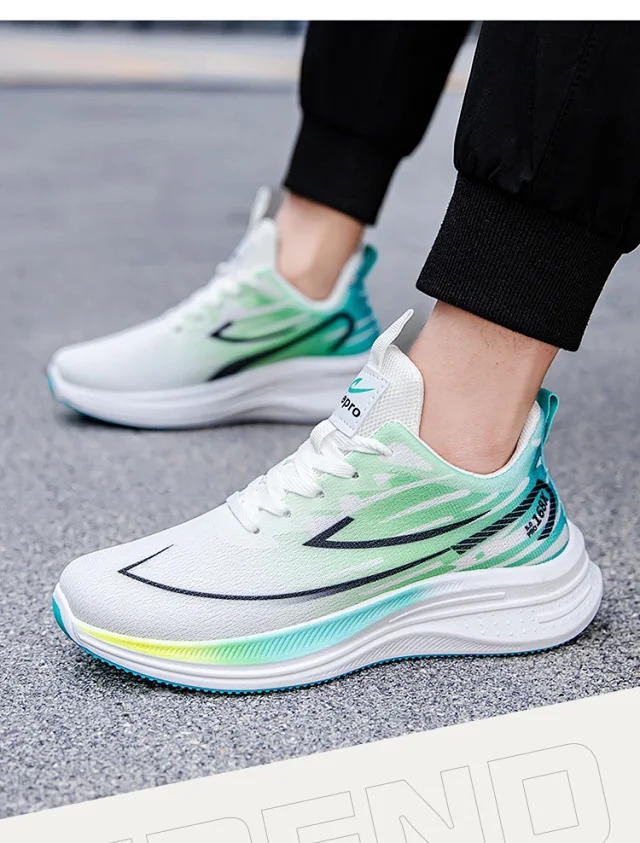2025 Men Youth Cushioned Mesh Sneakers Detail