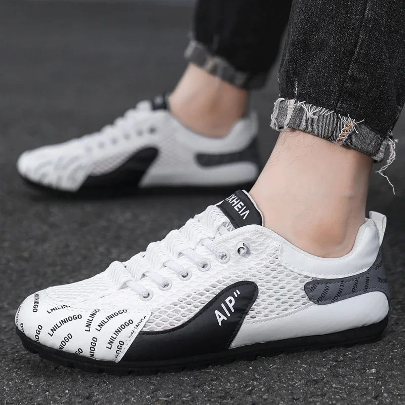 Men's Summer Mesh Driving Loafers