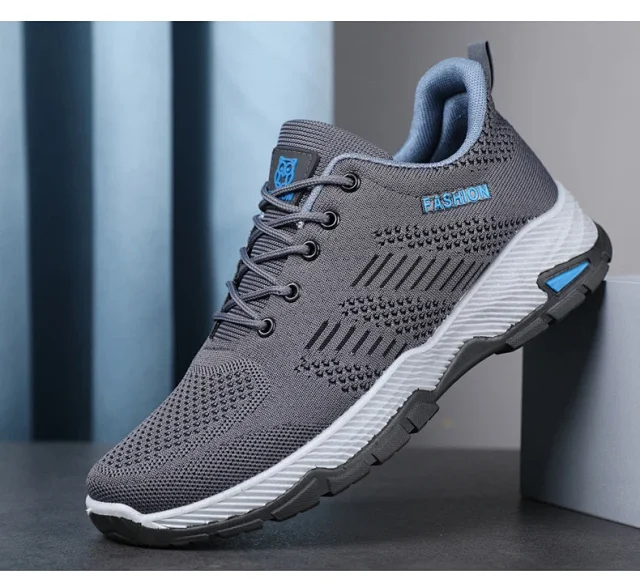 Men's Flyknit Breathable Running Shoes 2025 Detail