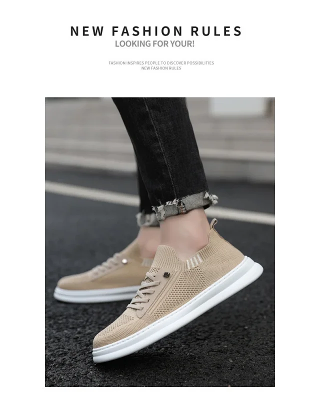 Men's 2025 Mesh Slide-On Skater Shoes Detail