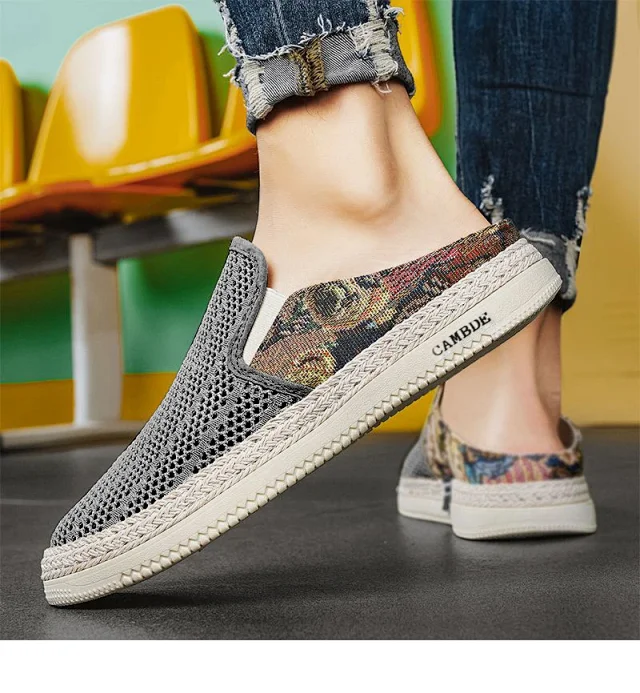 Men's Perf Slip-On Designer Sneakers Detail