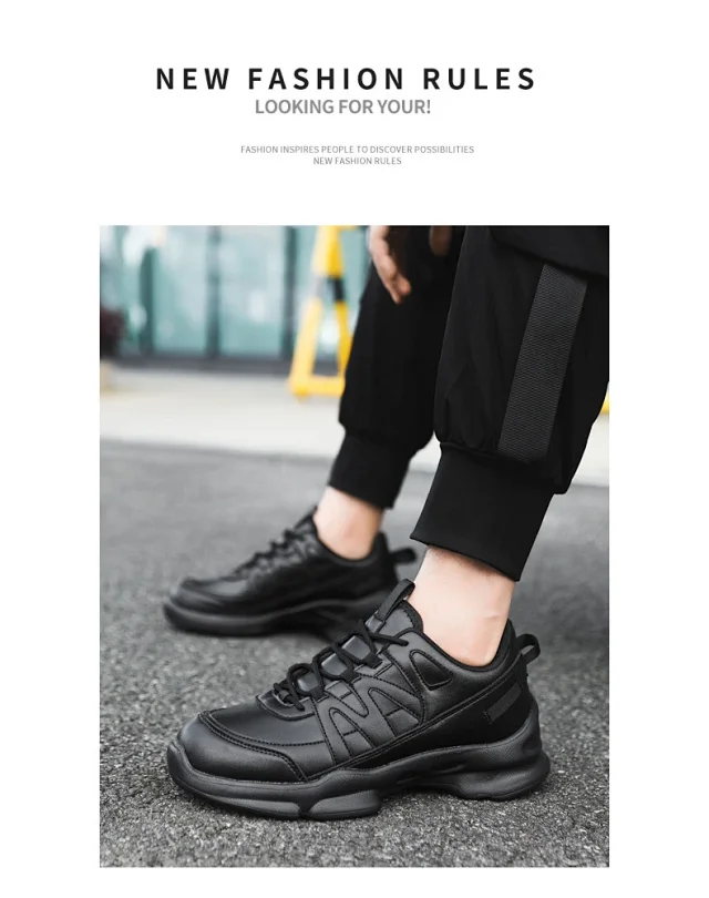 Men's Lightweight Breathable Work Running Shoes Detail