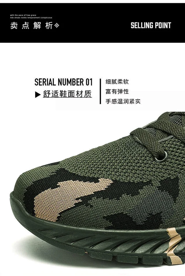 Men's Camo Flyknit Training Shoes Detail