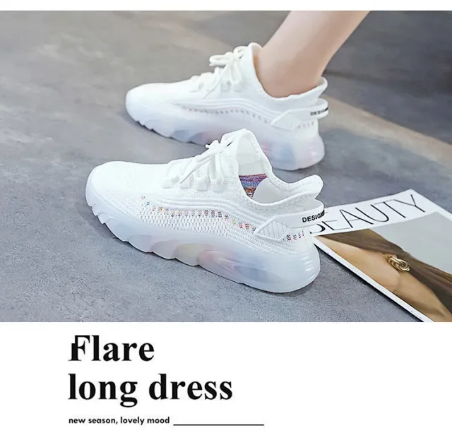 2025 Women's Mesh Airy Jelly Sole Sneakers Detail