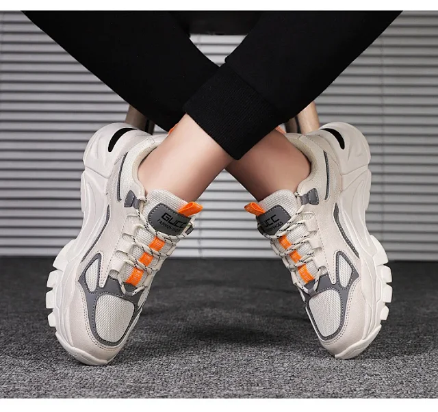2025 Men's Korean Chunky Running Shoes Detail
