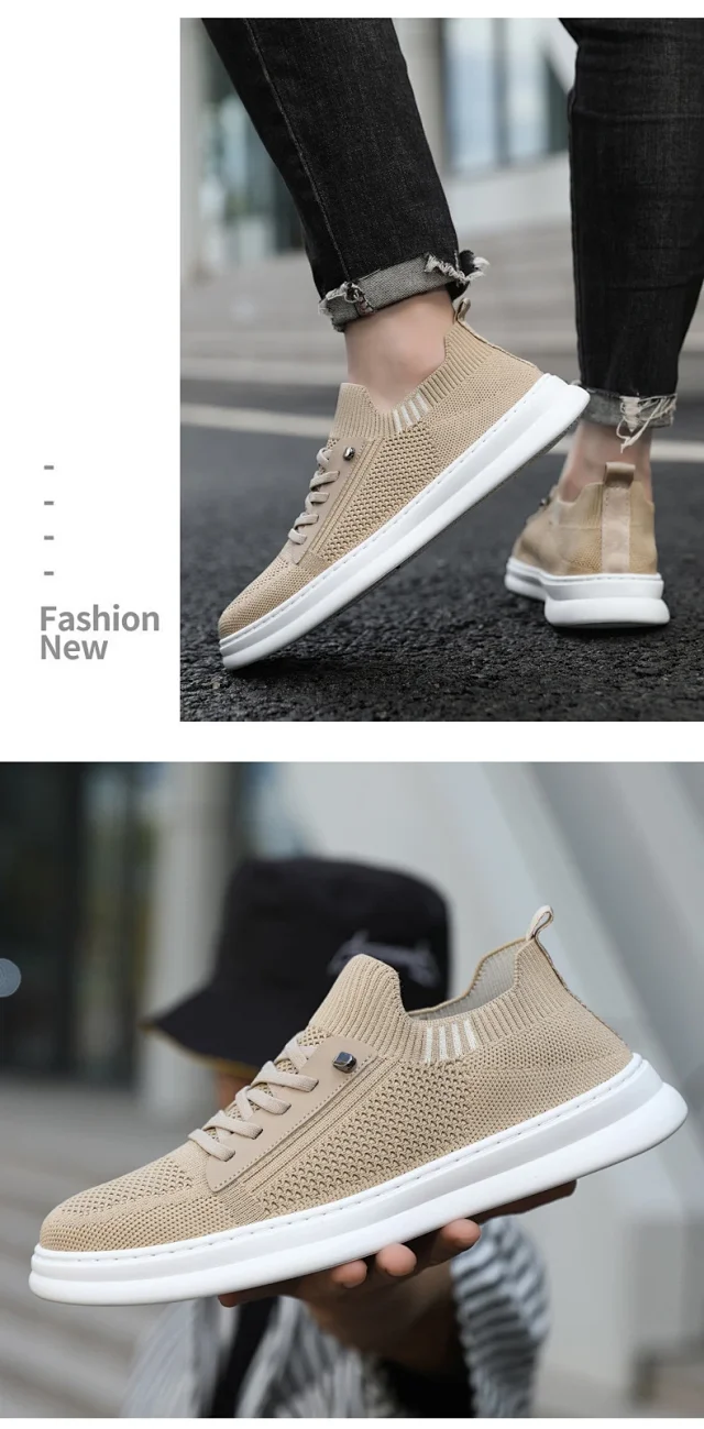 Men's 2025 Mesh Slide-On Skater Shoes Detail