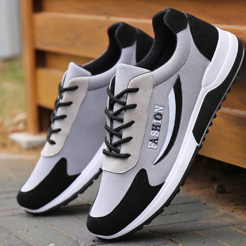 Summer 2025 Men's Breathable Lace-Up Runners