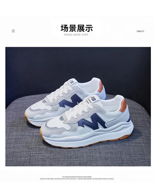 Women's Platform Sneakers: Korean Style White Casual Summer Detail
