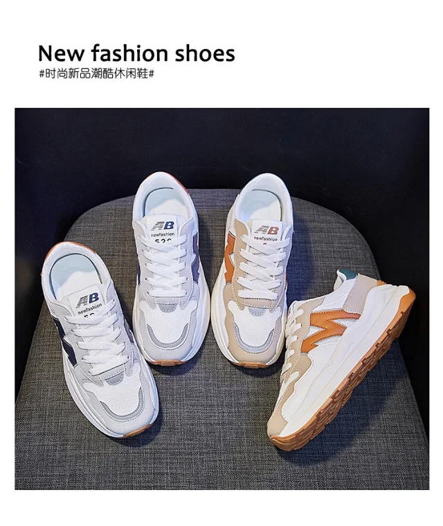Women's Platform Sneakers: Korean Style White Casual Summer Detail