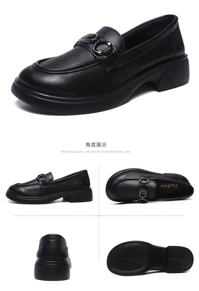 Women's 2025 Chic Euro Retro Loafers Detail